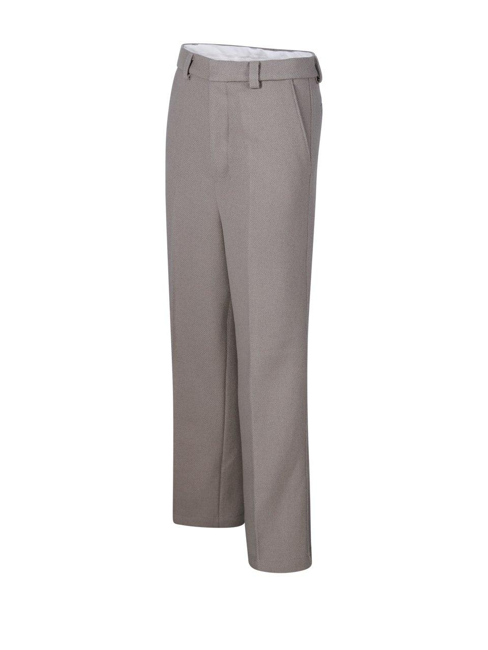 Shop Ami Alexandre Mattiussi Paris Straight-leg Pleat-detailed Trousers In Brown