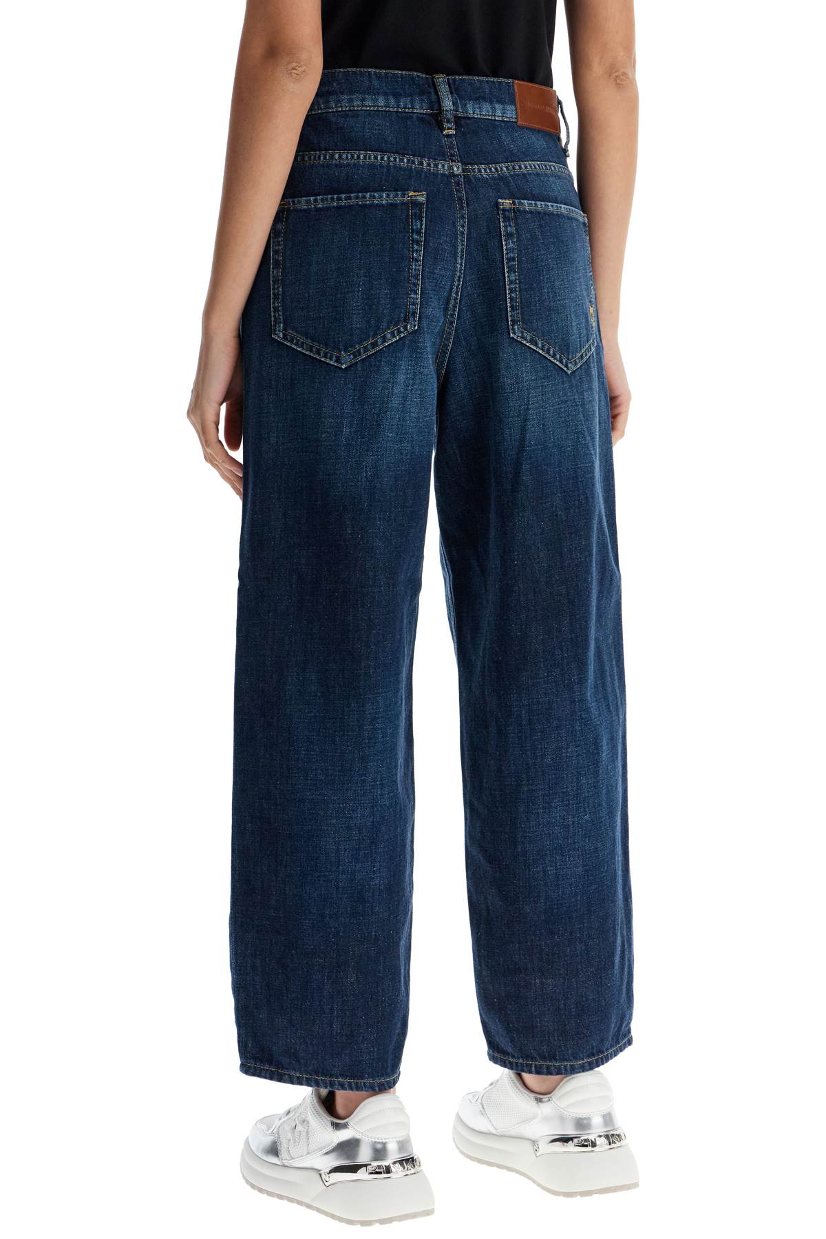 Pinko 'estelle Egg Ocean Wash Jeans In Lavaggio Medio