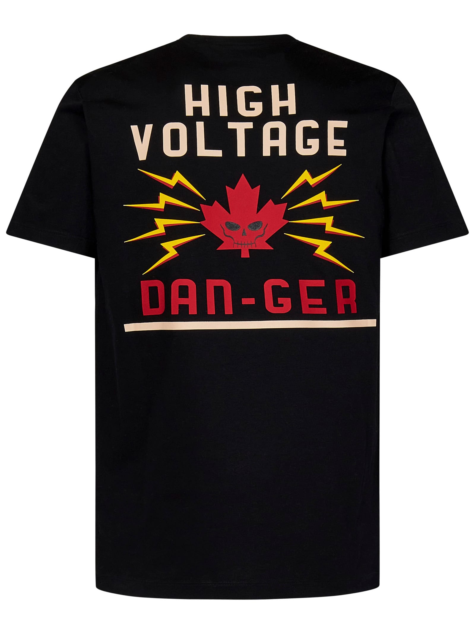 Shop Dsquared2 High Voltage Cool Fit T-shirt In Black