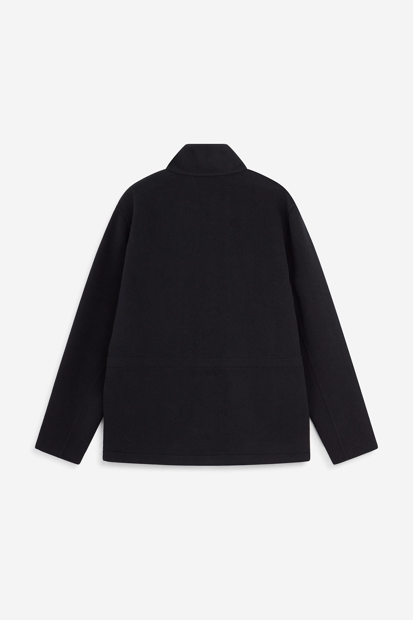 Aspesi Pocketed Zipped Single-breasted Coat In Black
