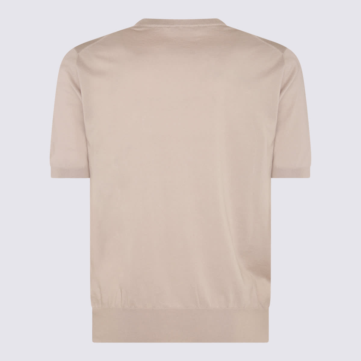 Shop Cruciani Camel Cotton T-shirt
