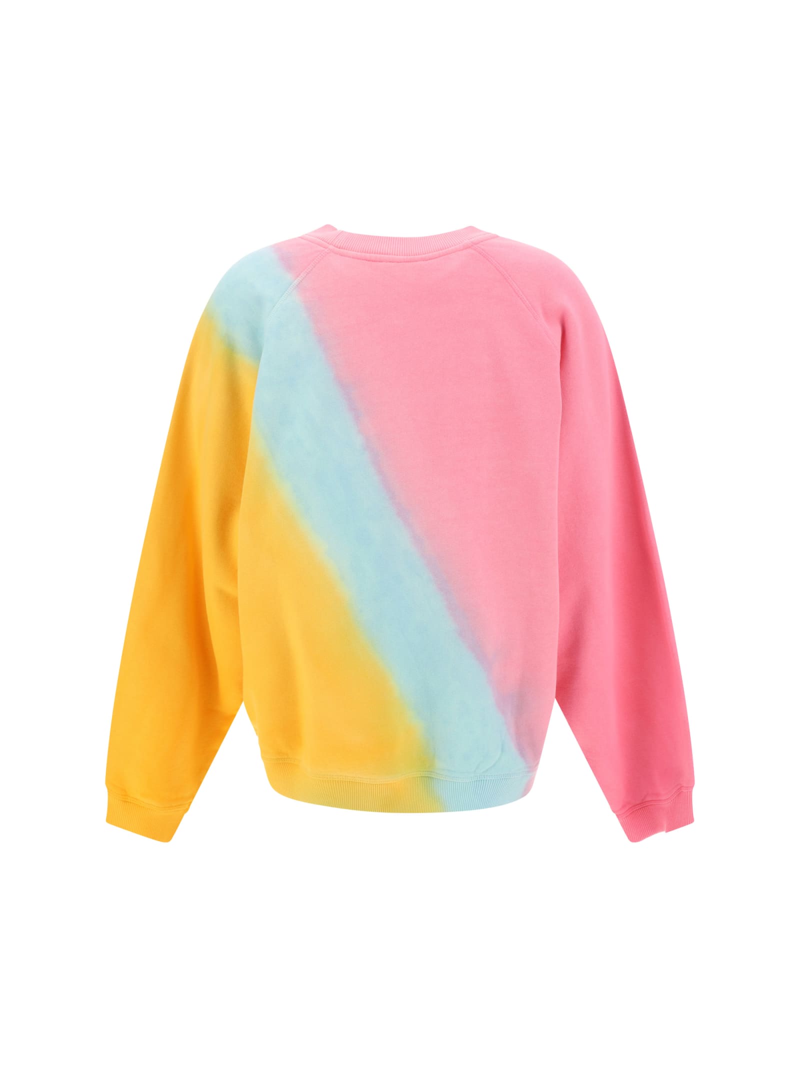 Shop Chloé Sweatshirt In Multicolor Pink 1