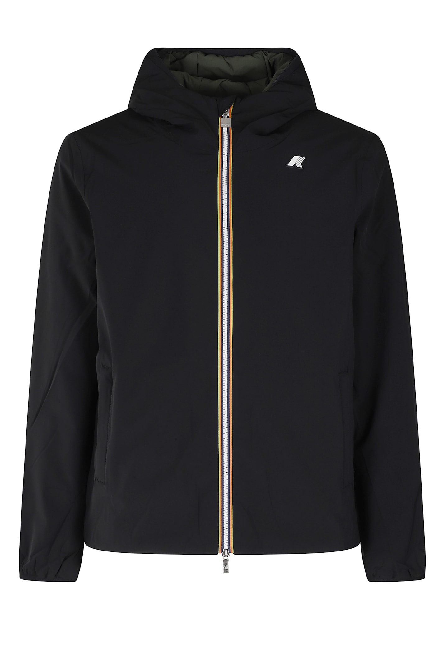 K-way Jack St Warm Double Jacket Black In Ah3