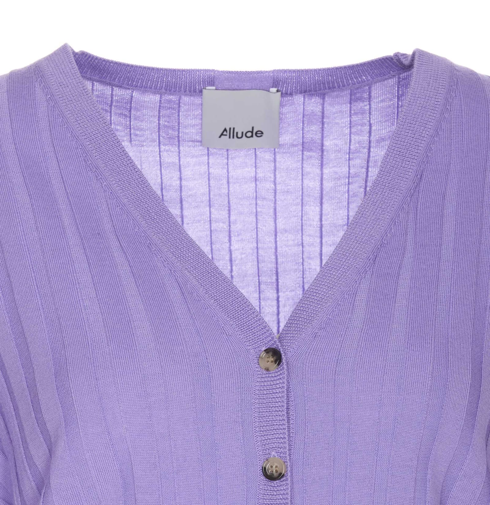 Shop Allude Cardigan In Purple