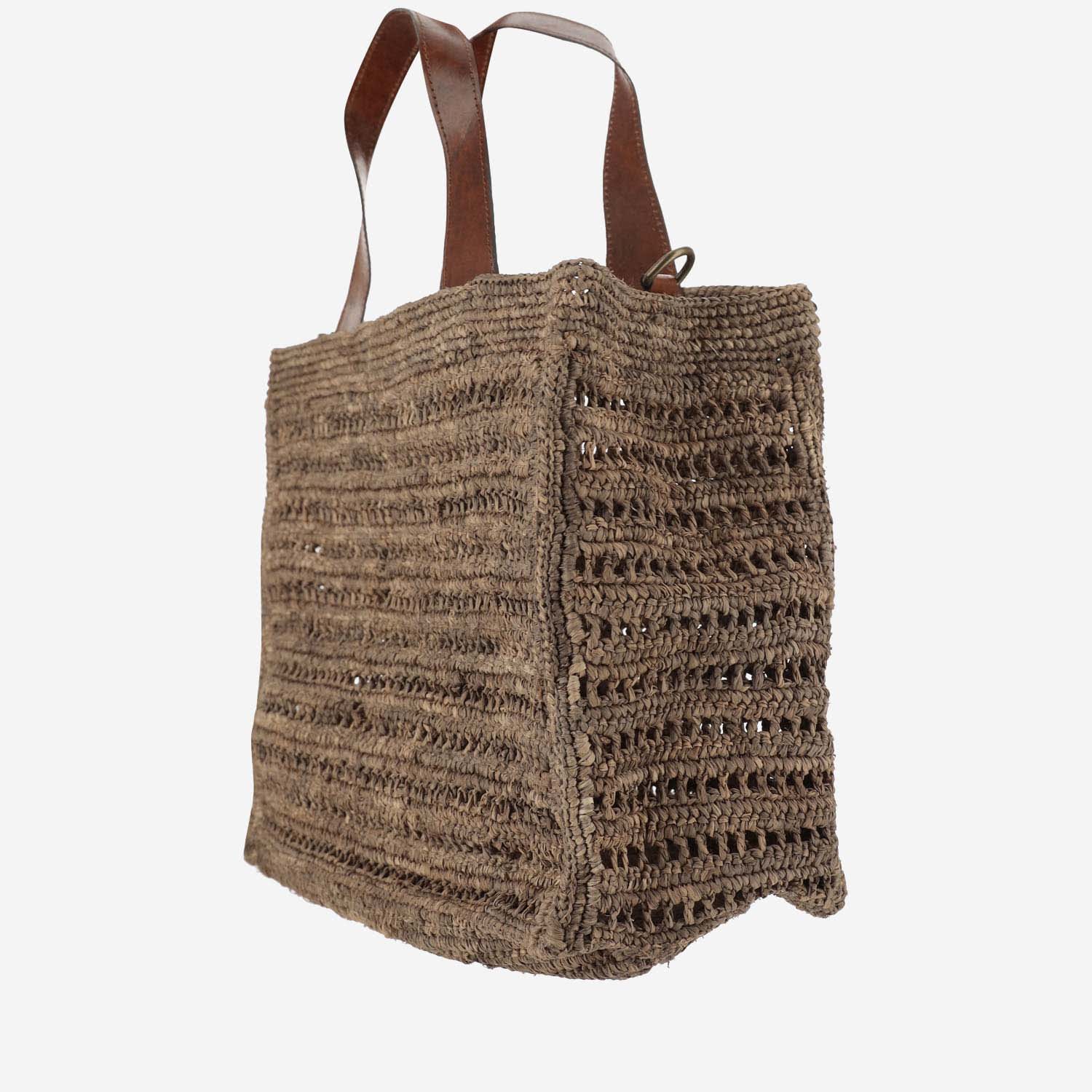 Shop Ibeliv Nosy Tote Bag In Brown