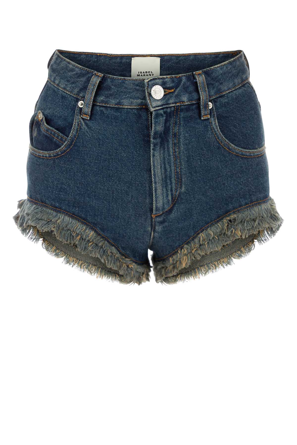 Dark Blue Denim Eneidao Shorts