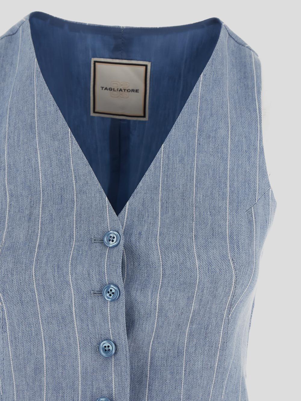 TAGLIATORE V-NECK SWEATER VEST