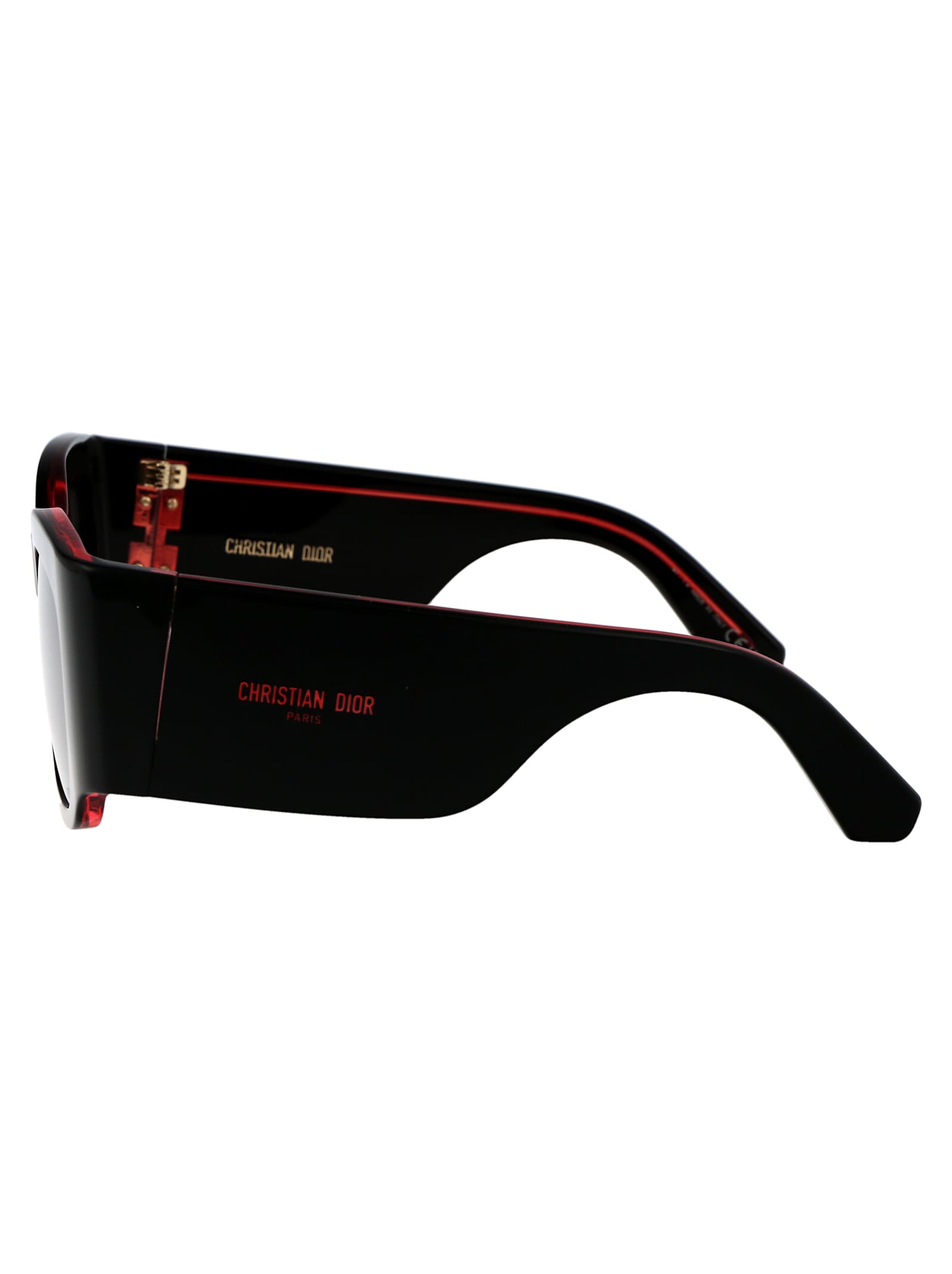 Shop Dior Nuit S1i Sunglasses In 16a0 Black/other / Smoke