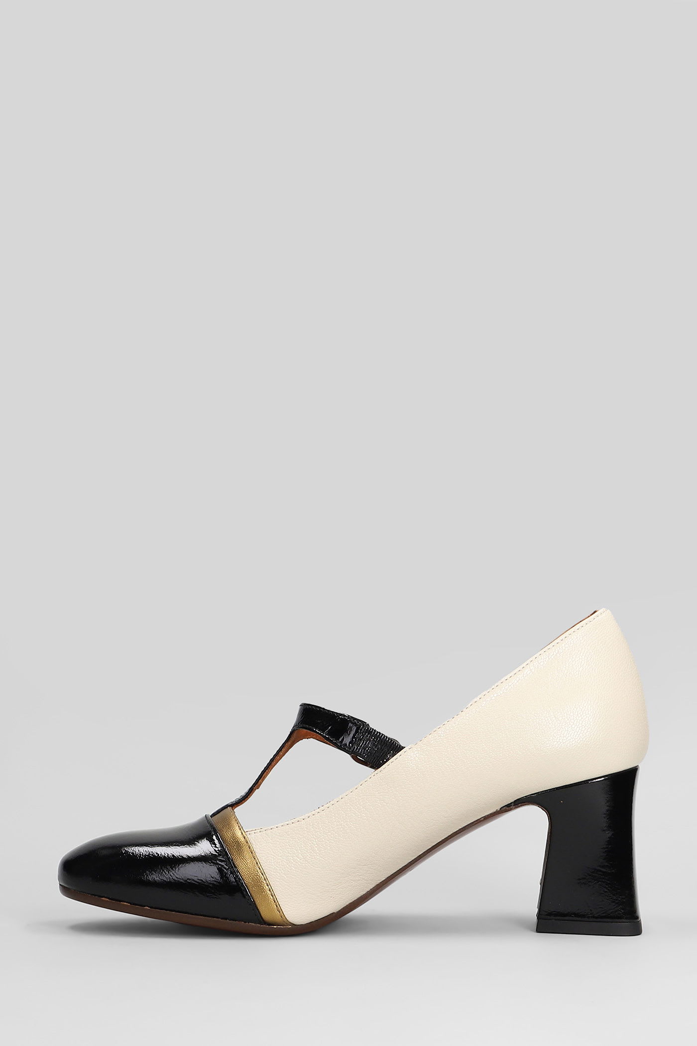 Chie Mihara 70mm T-bar Block-heel Pumps In Black