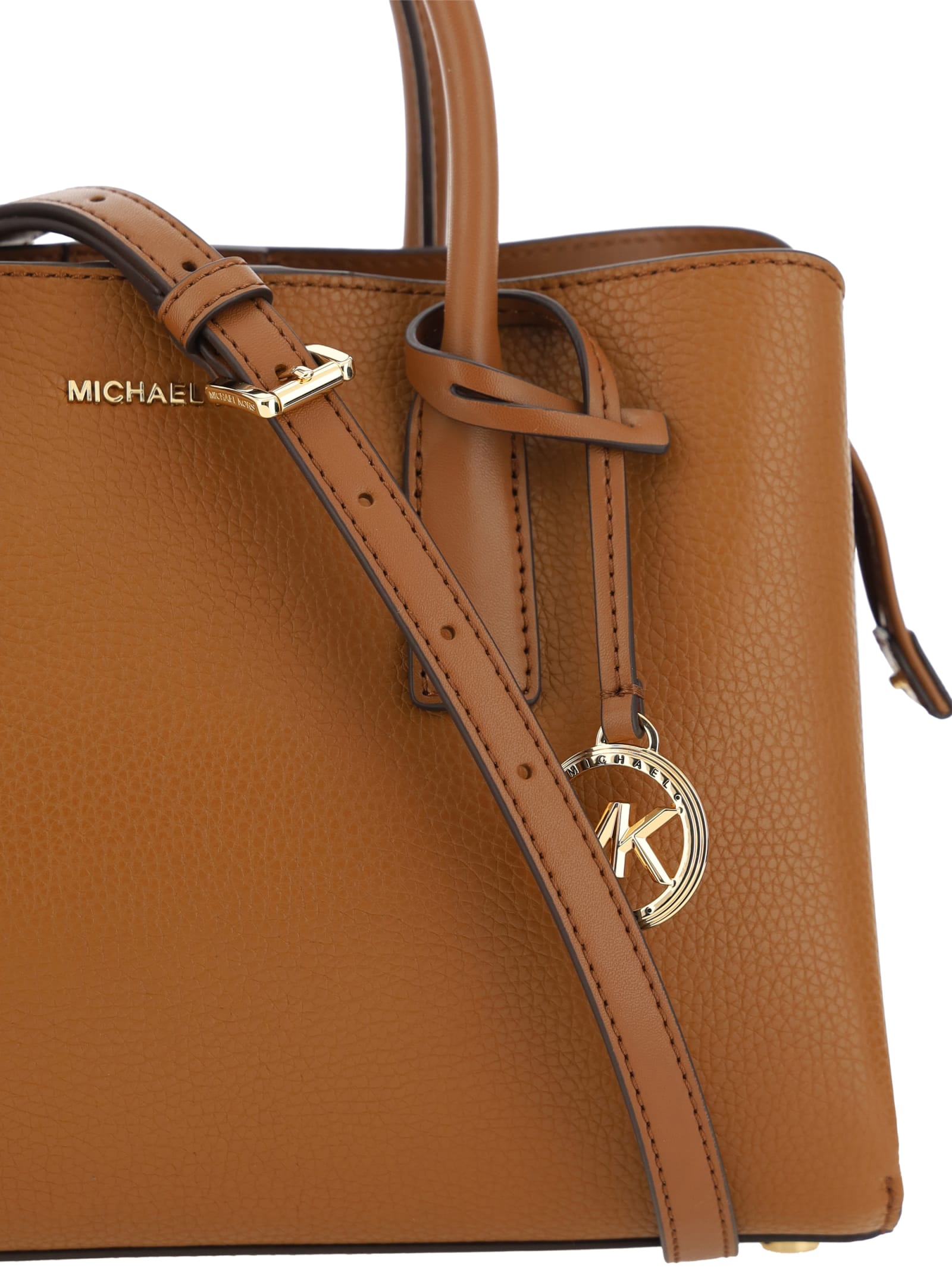 Shop Michael Kors Handbag In Luggage