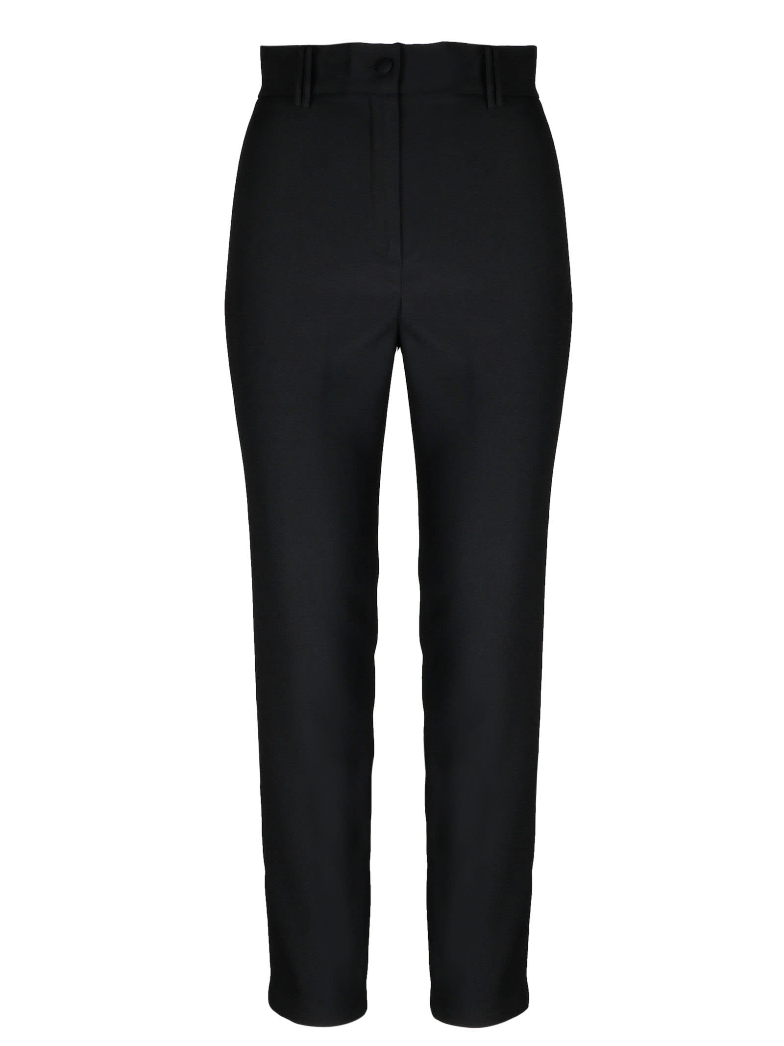 HEBE STUDIO SLIM FIT TROUSERS,11266961