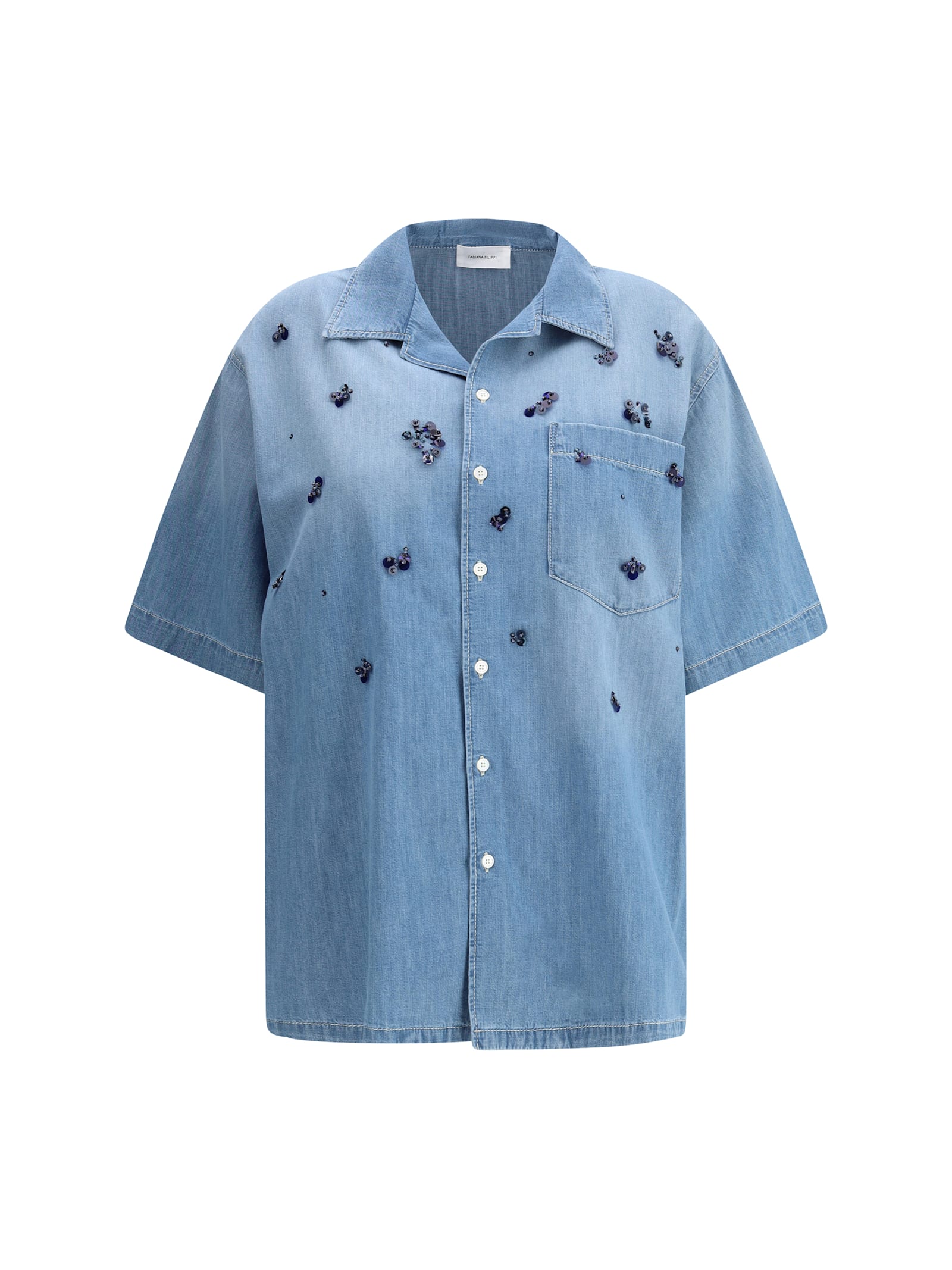 Short Sleeve Denim Shirt