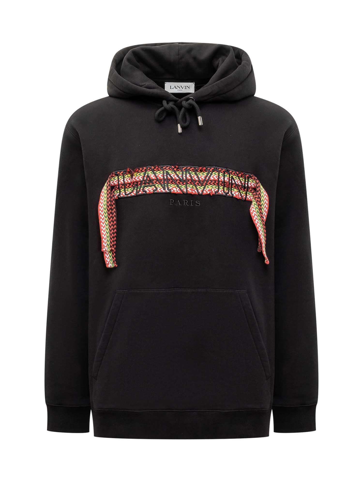 Shop Lanvin Curb Hoodie In Black