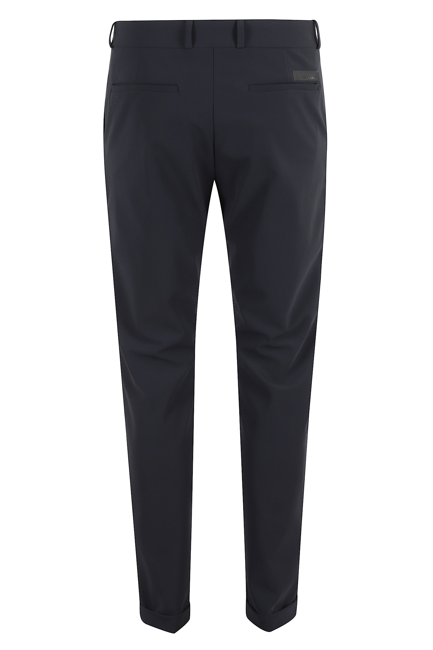 Rrd - Roberto Ricci Design Terzilio Turn-up Hem Chino Pants In Black
