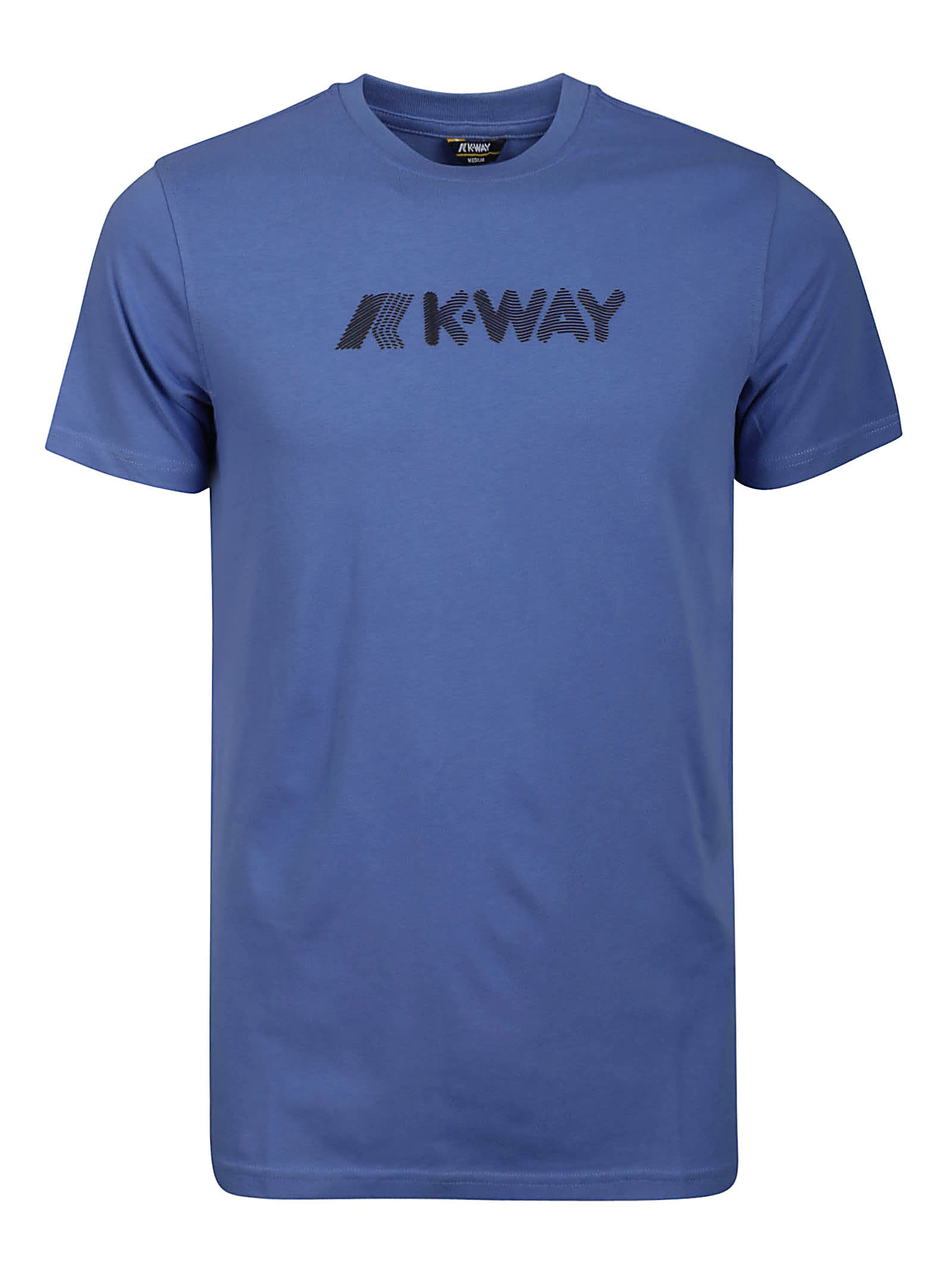K-way Elliot 3d Stripes Logo In K Blue Ultramarine