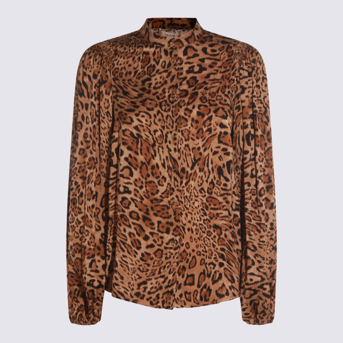 Brown Viscose Shirt