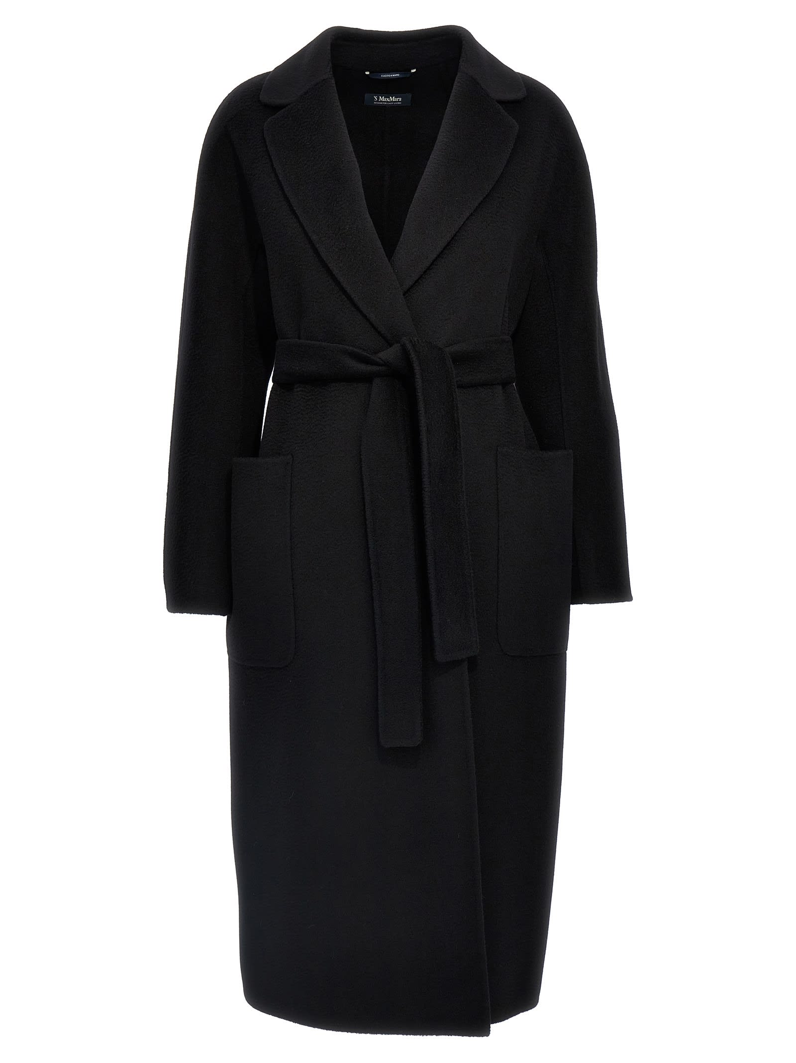 Shop 's Max Mara Amore Coat In Black