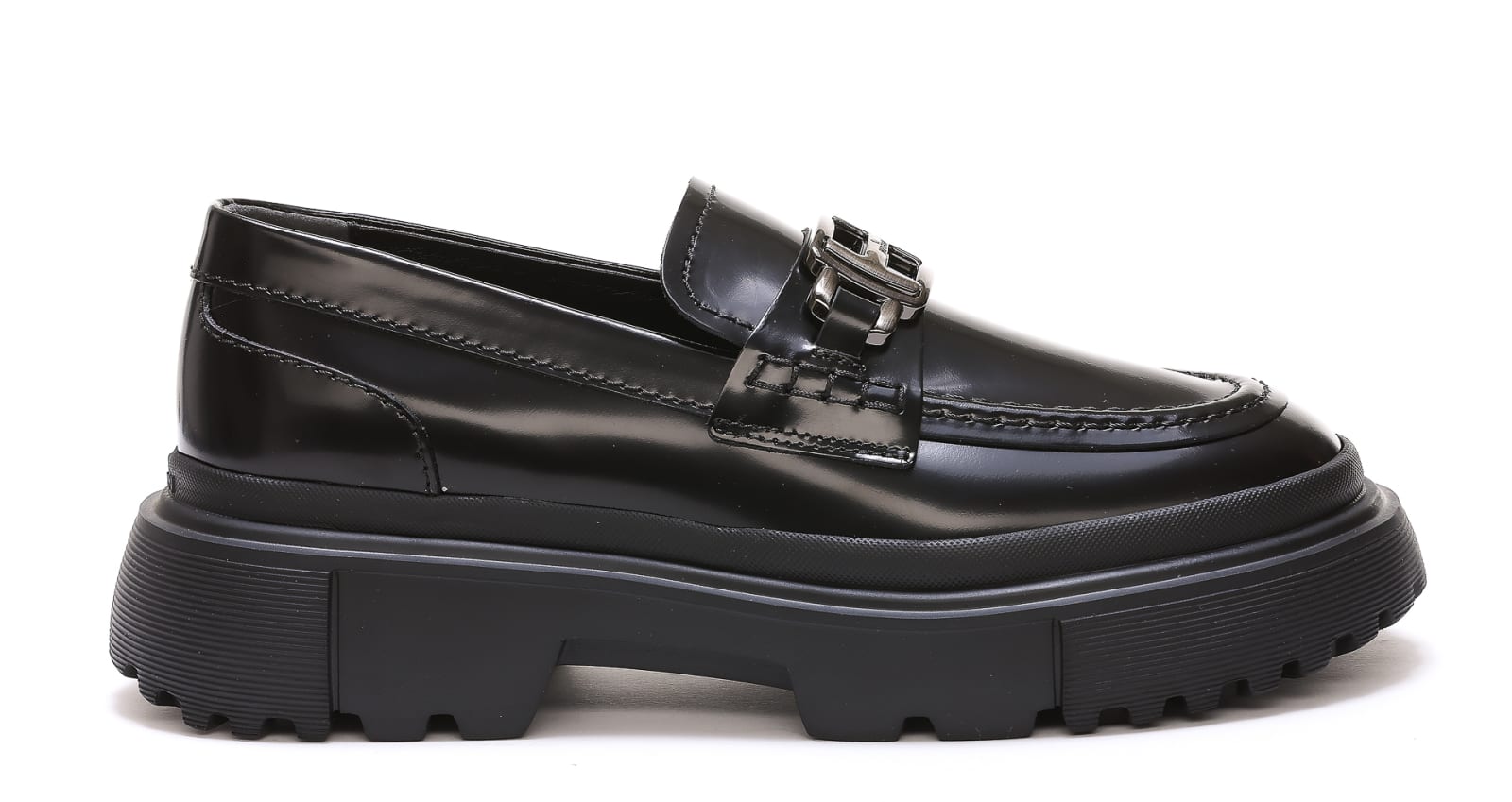 Hogan H629 Loafers In Gray