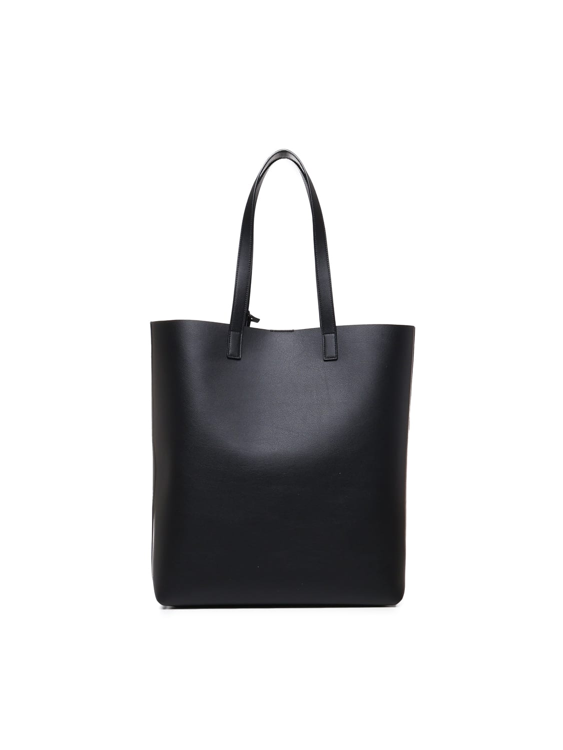 Shop Saint Laurent Bold Shopping Bag In Soft Leather In Black