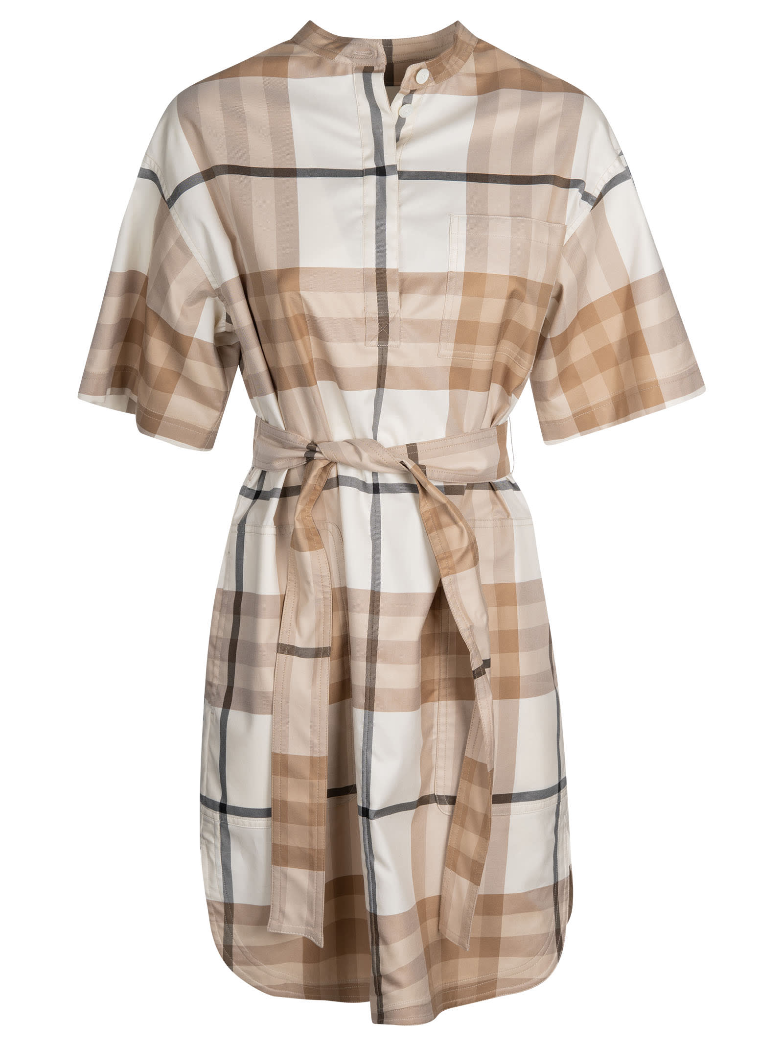 Burberry Check Belted Dress