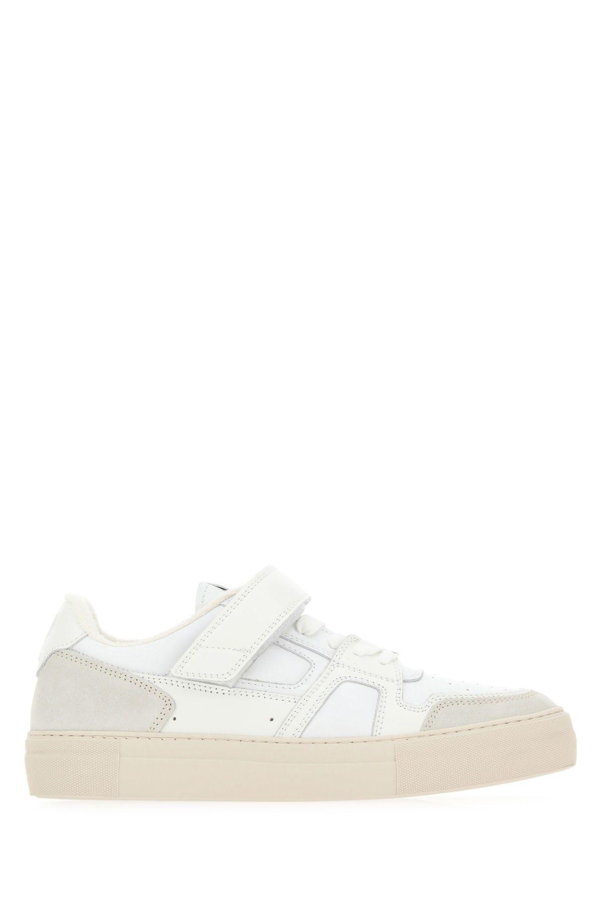 Two-tone Leather And Suede Arcade Sneakers