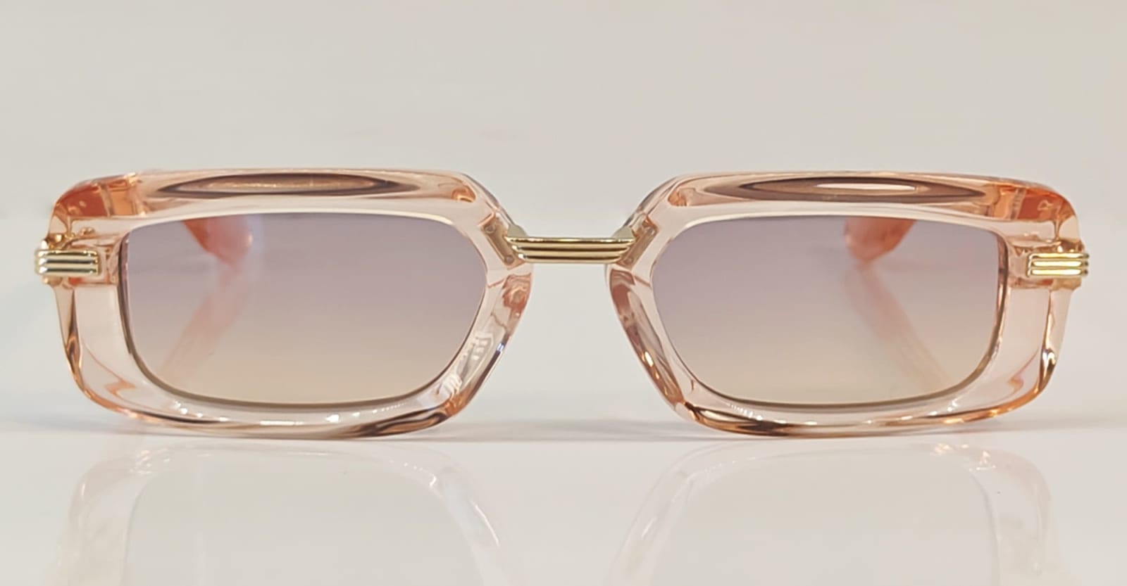 Chrome Hearts Asstravagant - Pink Crystal Sunglasses In Pink/gold