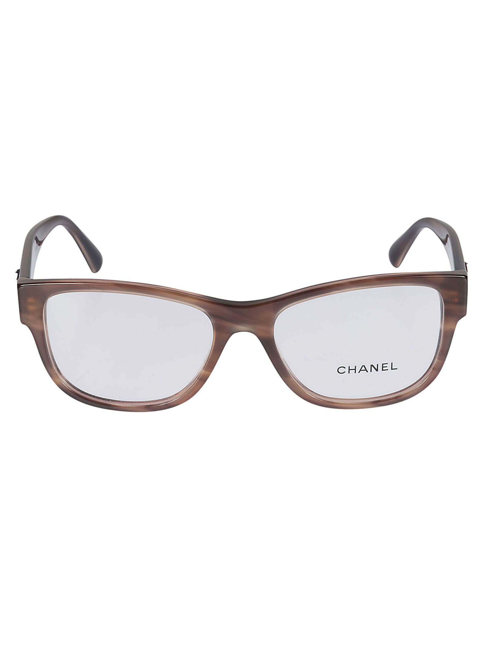 Pre-owned Chanel Square Glasses In Nero