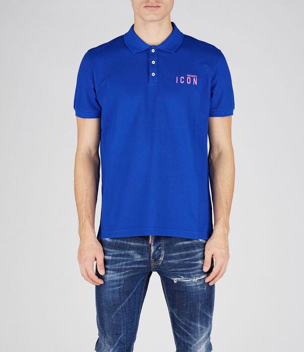Shop Dsquared2 Polos In Electric Blue