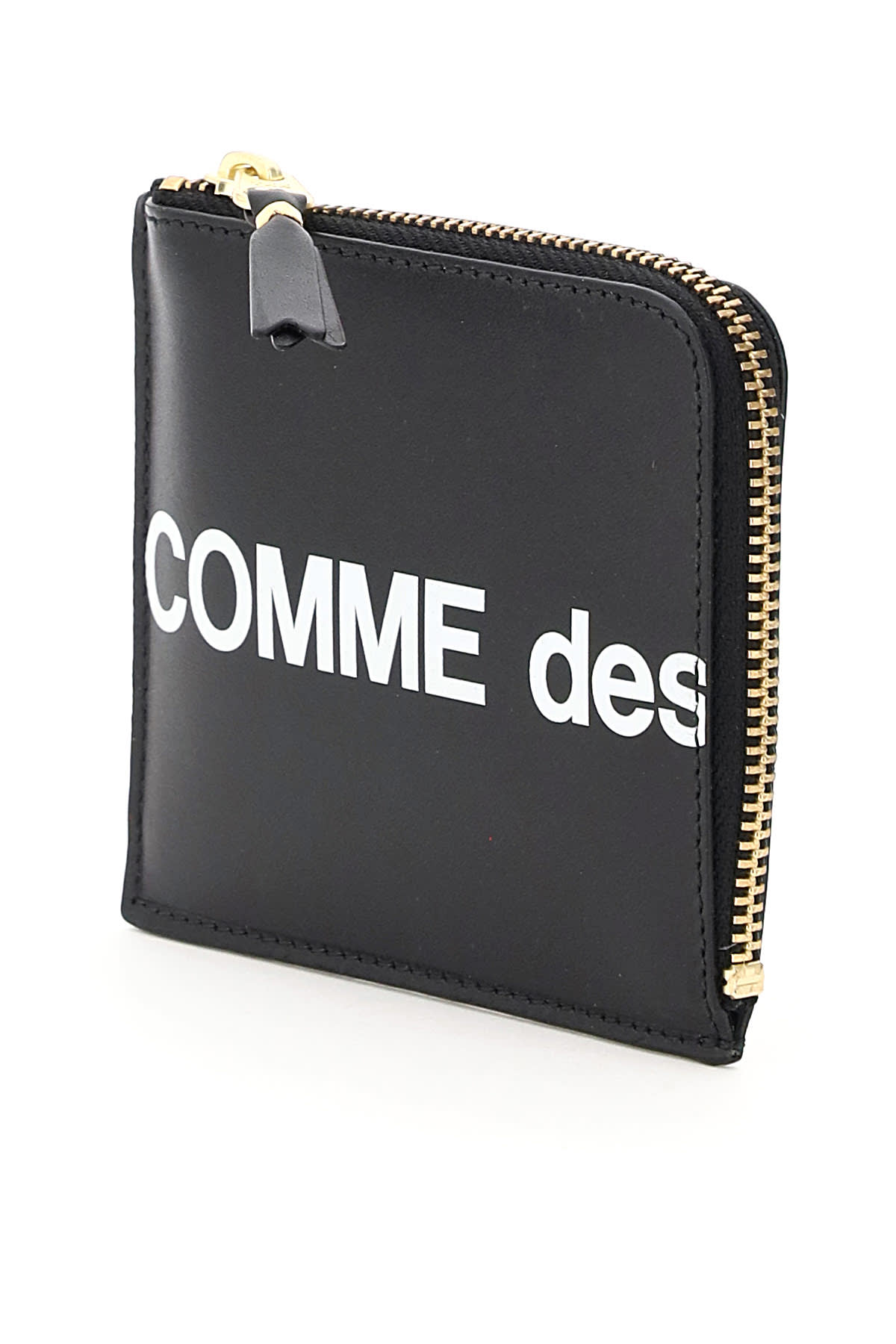 Shop Comme Des Garçons Maxi Logo Wallet In Black (black)