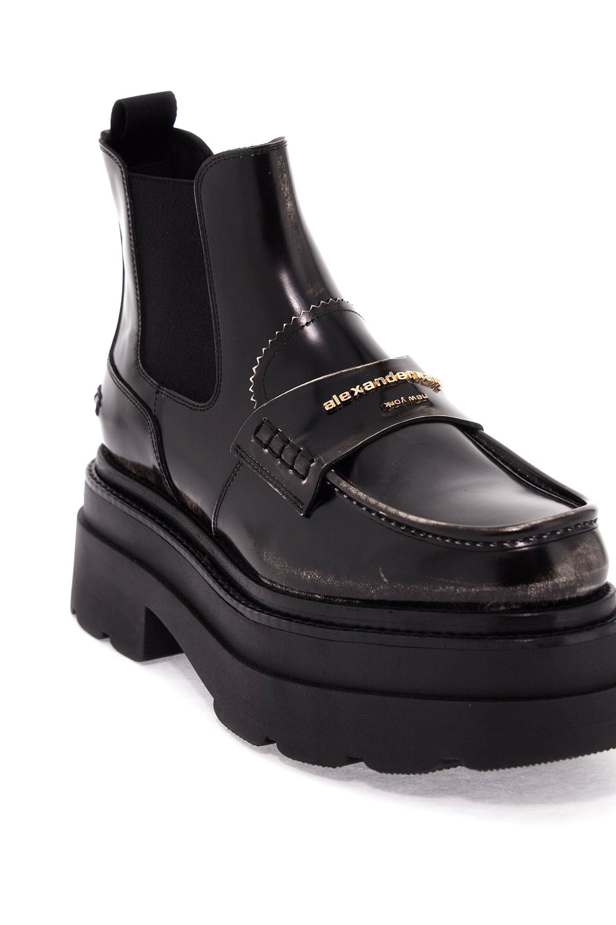 Alexander Wang Carter Ankle Platform Boots In Black (black)