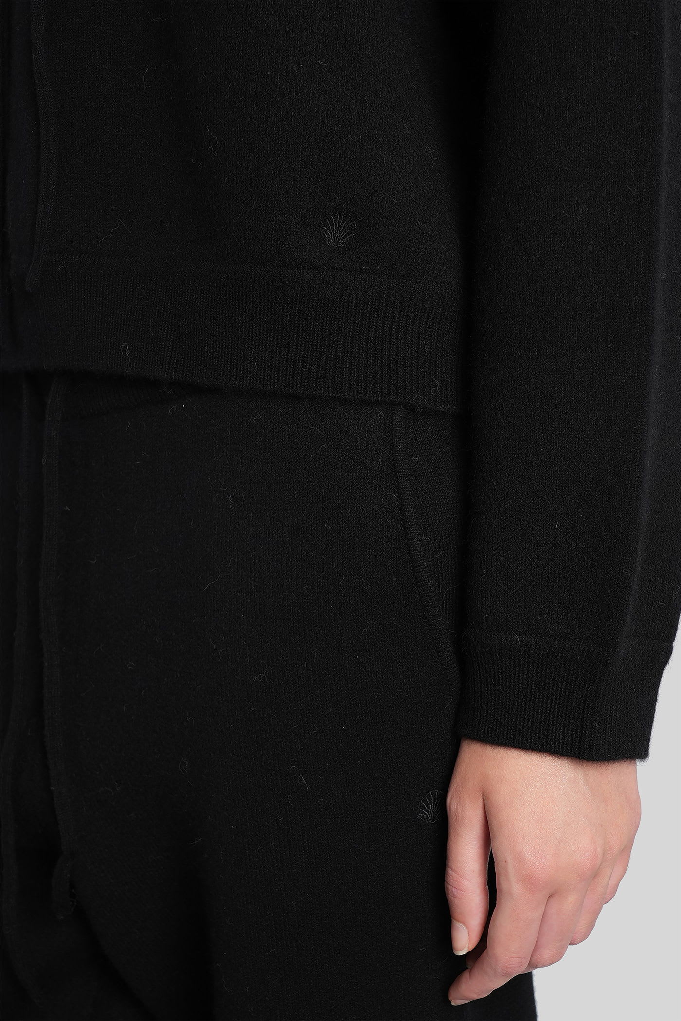 Loulou Studio Sarla Lds Sweatshirt In Black Cashmere In Black