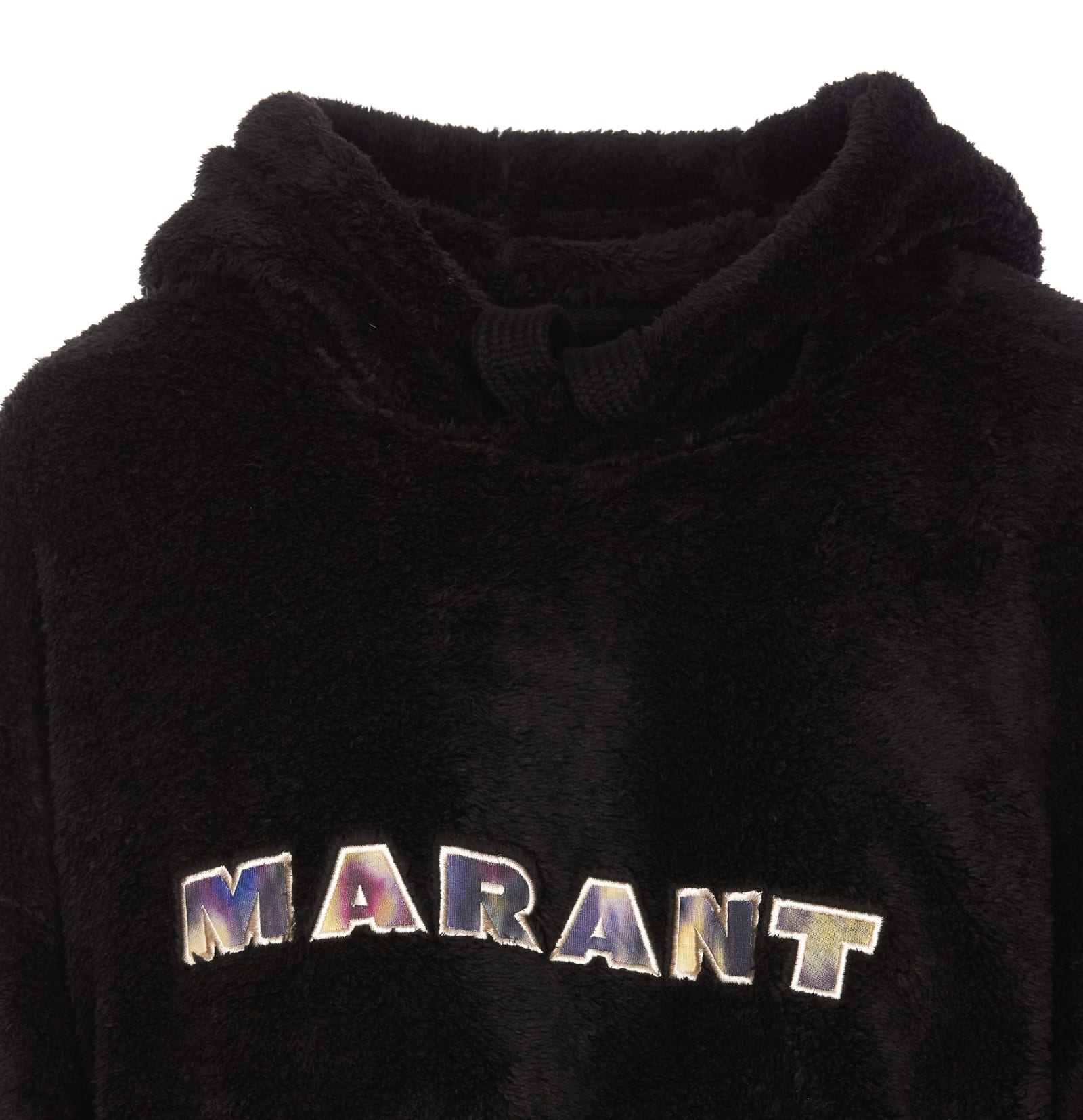Shop Marant Etoile Martia Hoodie In Black