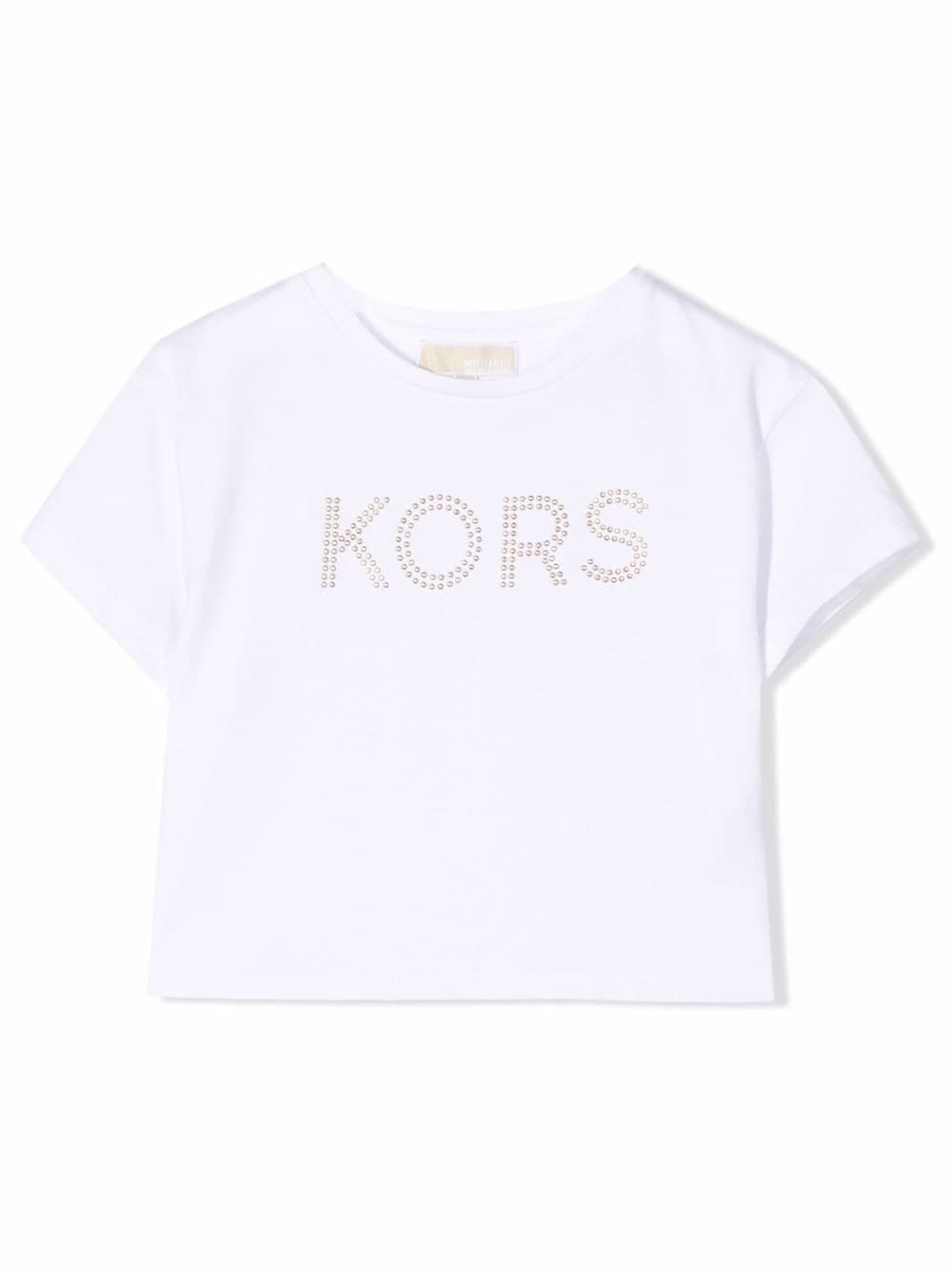 Michael Kors Cotton Stud-logo T-shirt
