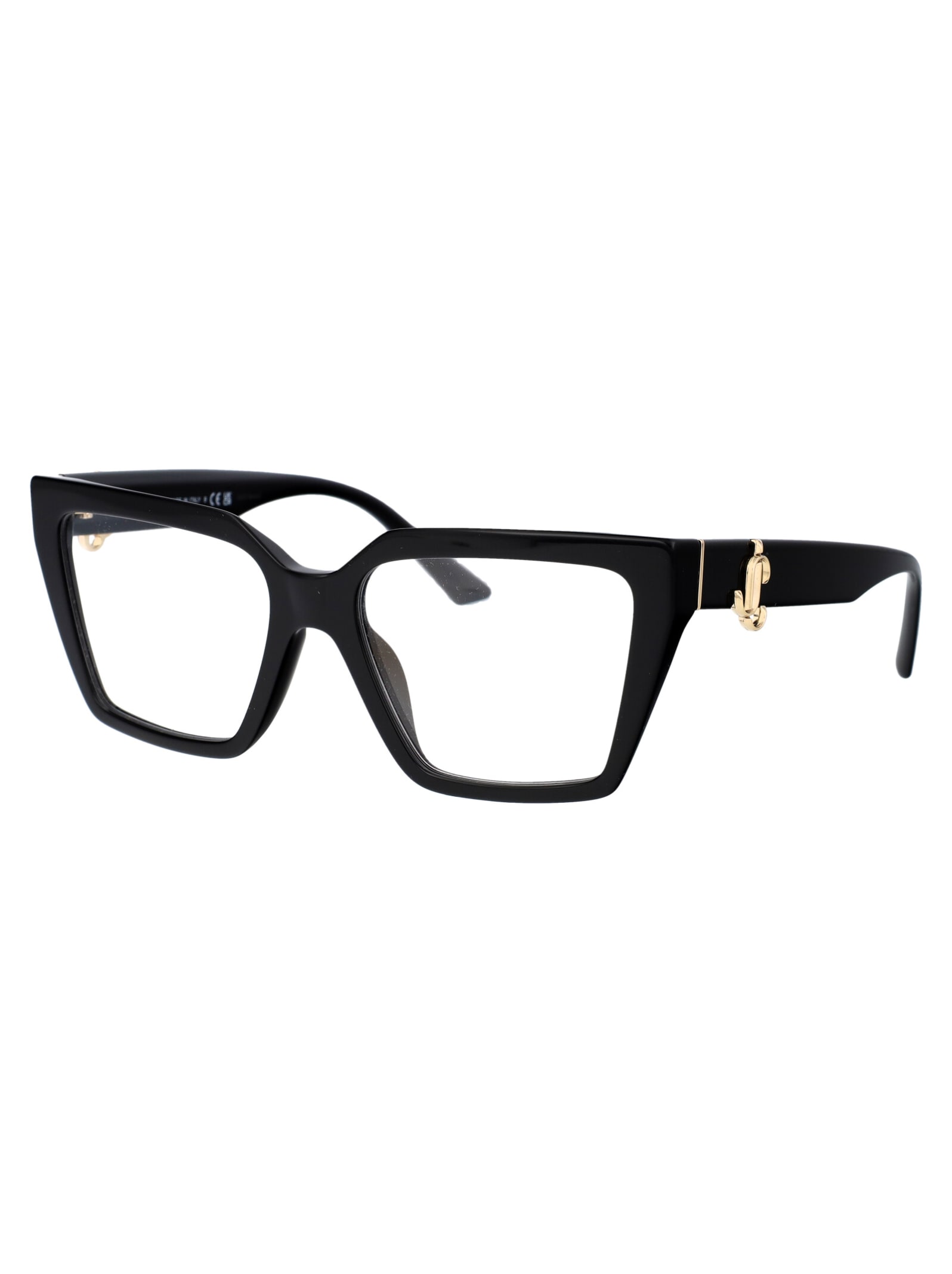 Shop Jimmy Choo 0jc3017u Glasses In 5000 Black