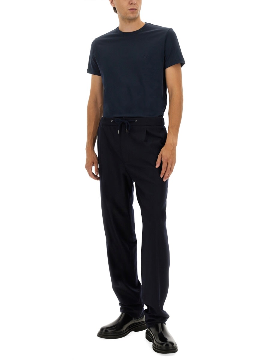 Giorgio Armani T-shirt In Blue