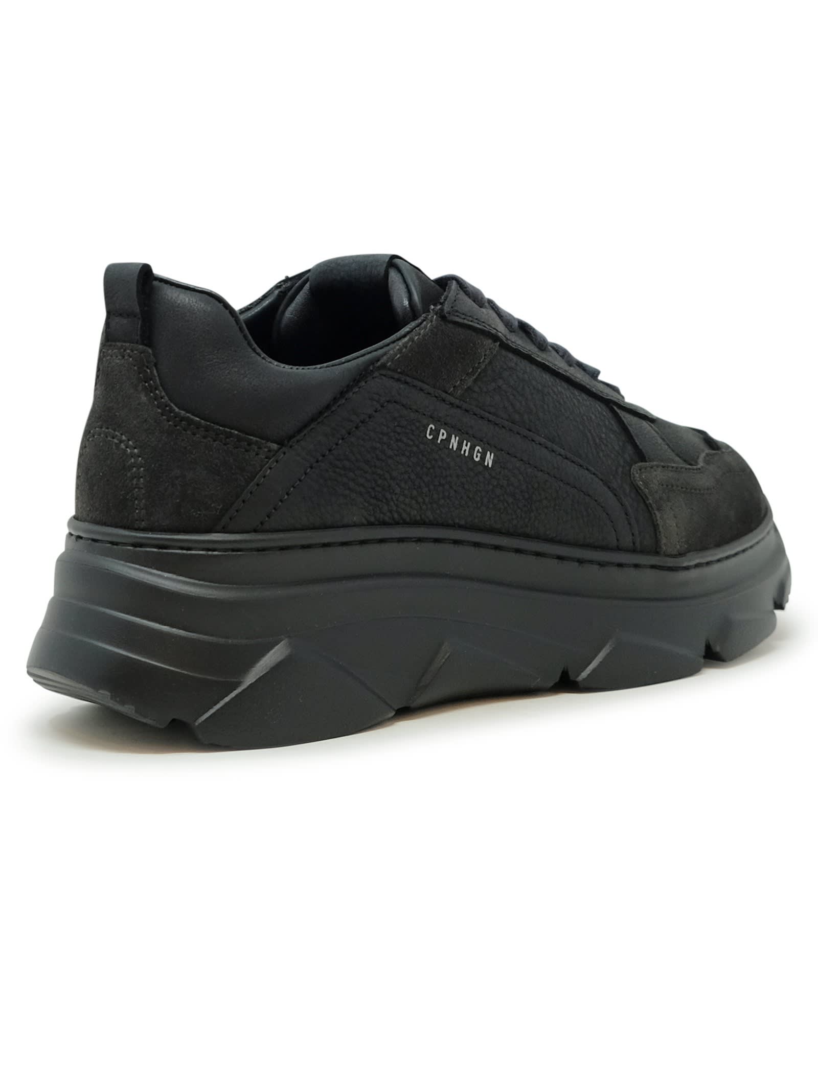 Shop Copenhagen Black Leather Sneakers