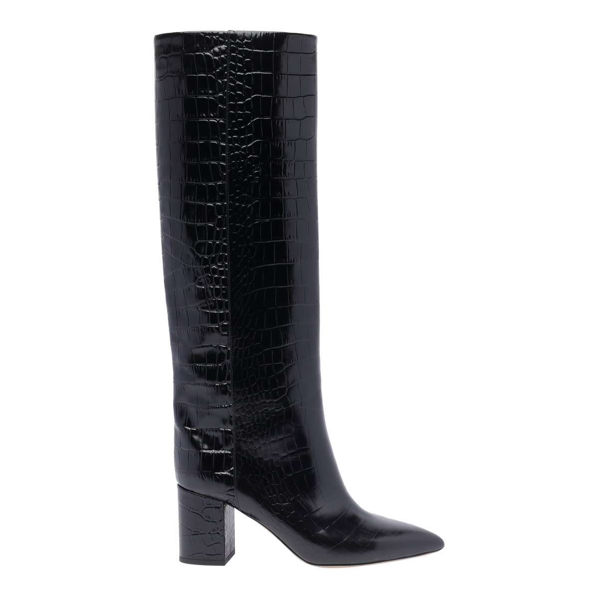 Shop Paris Texas Anja Boots In Black