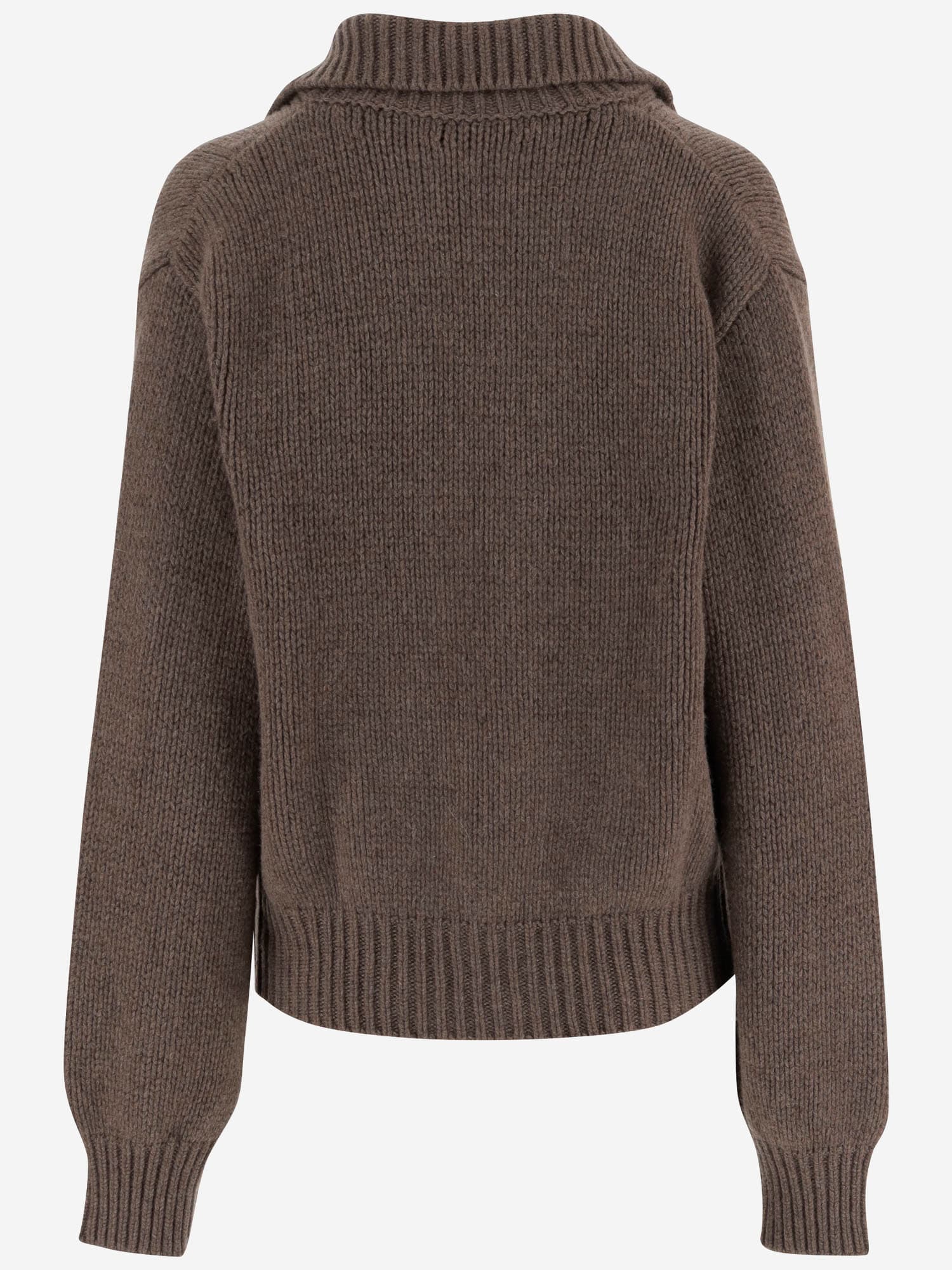 Magda Butrym Cashmere Cardigan In Brown