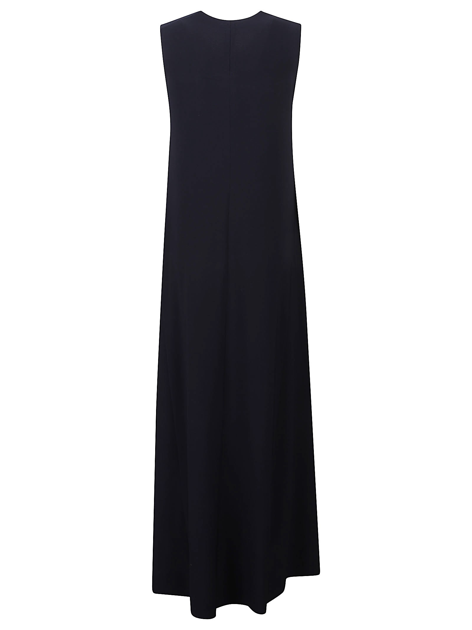 Norma Kamali Jersey Long Dress In Midnight