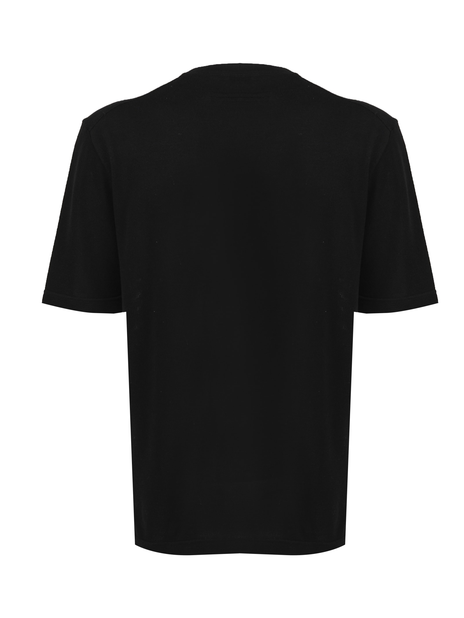 Shop Ermenegildo Zegna Cotton T-shirt In Black