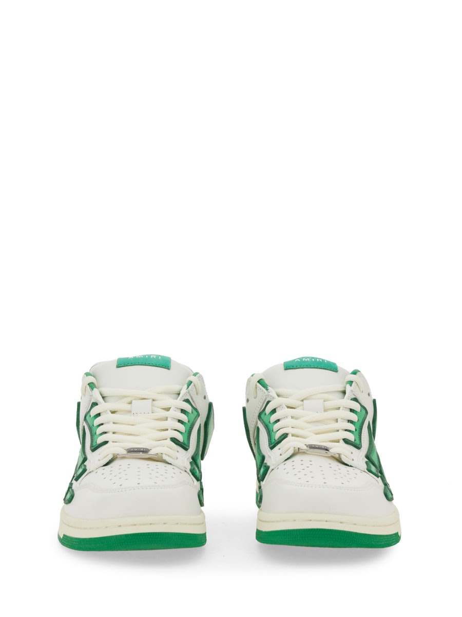 Shop Amiri Sneaker Skel In Green