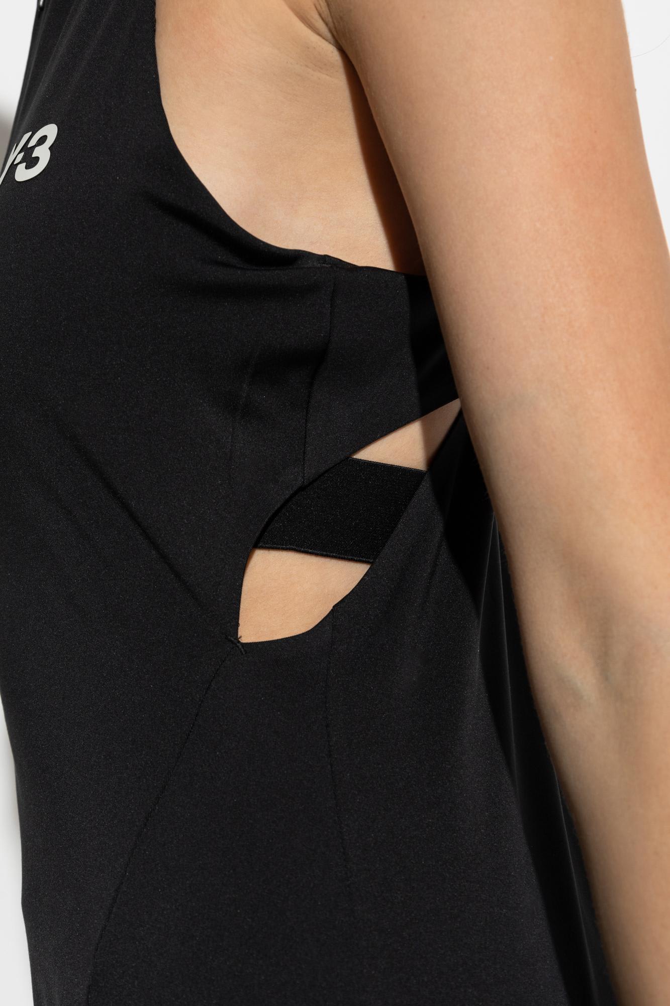 Y-3 Black Day Dress With Minimalist Design In Black