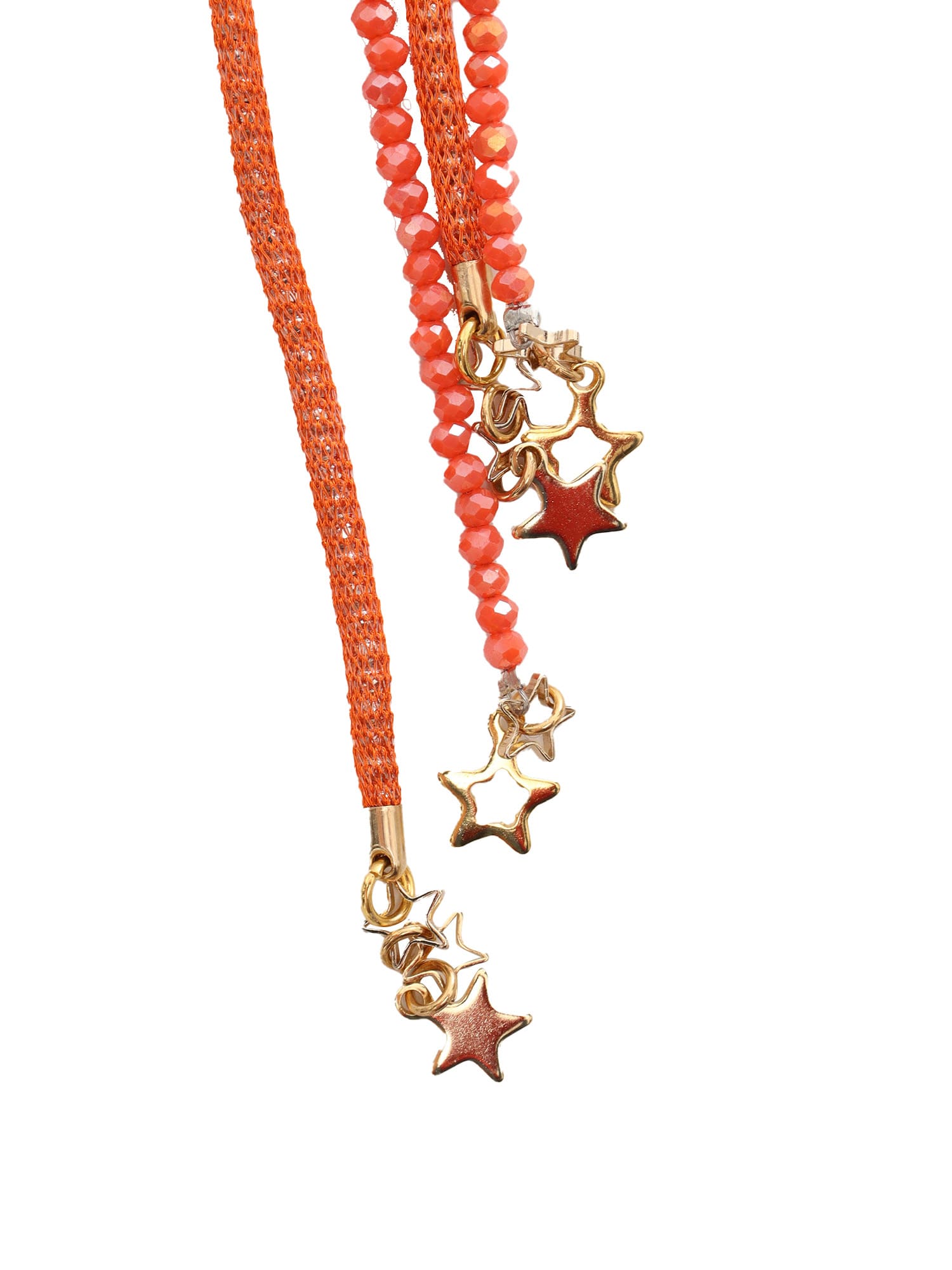 Shop Lorena Antoniazzi Orange Beaded Necklace