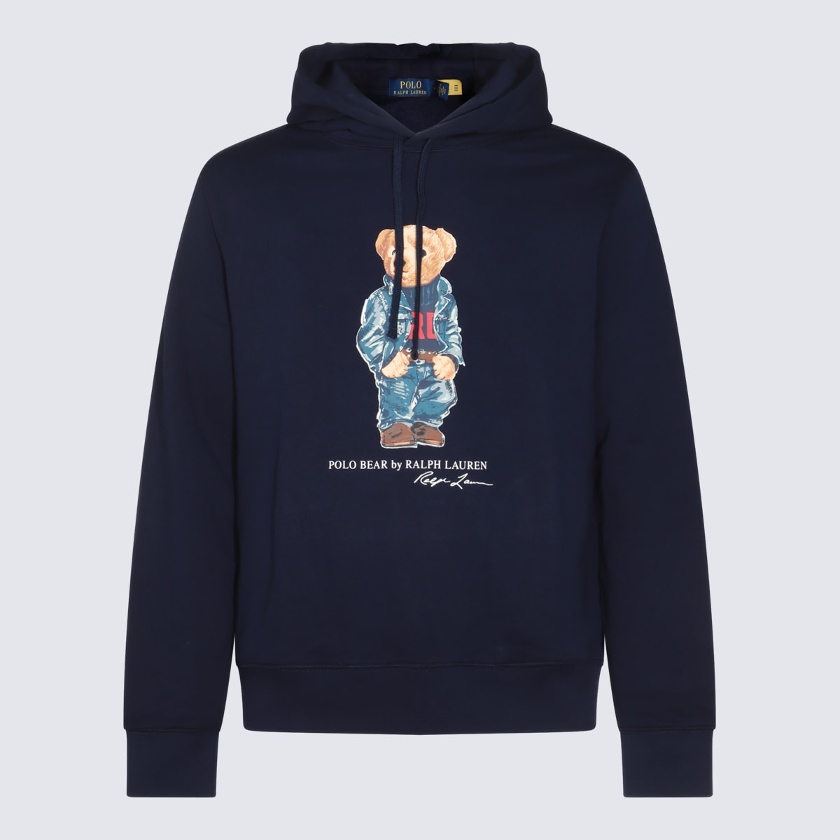 Shop Ralph Lauren Blue Cotton Sweatshirt In Cruise Navy