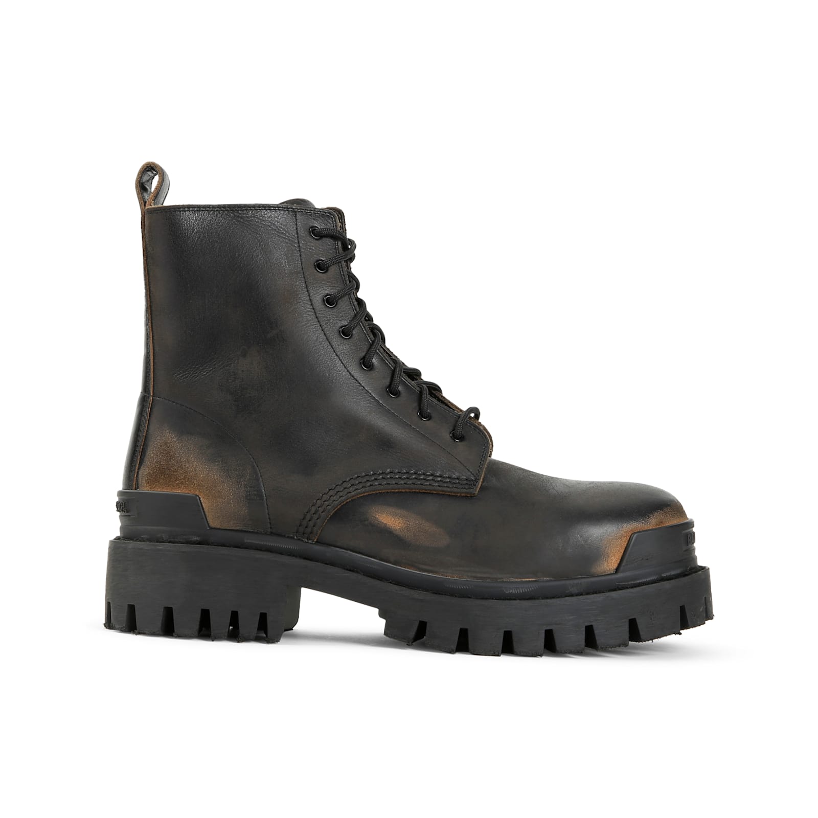 Shop Balenciaga Strike L20 Boots In Black Brown