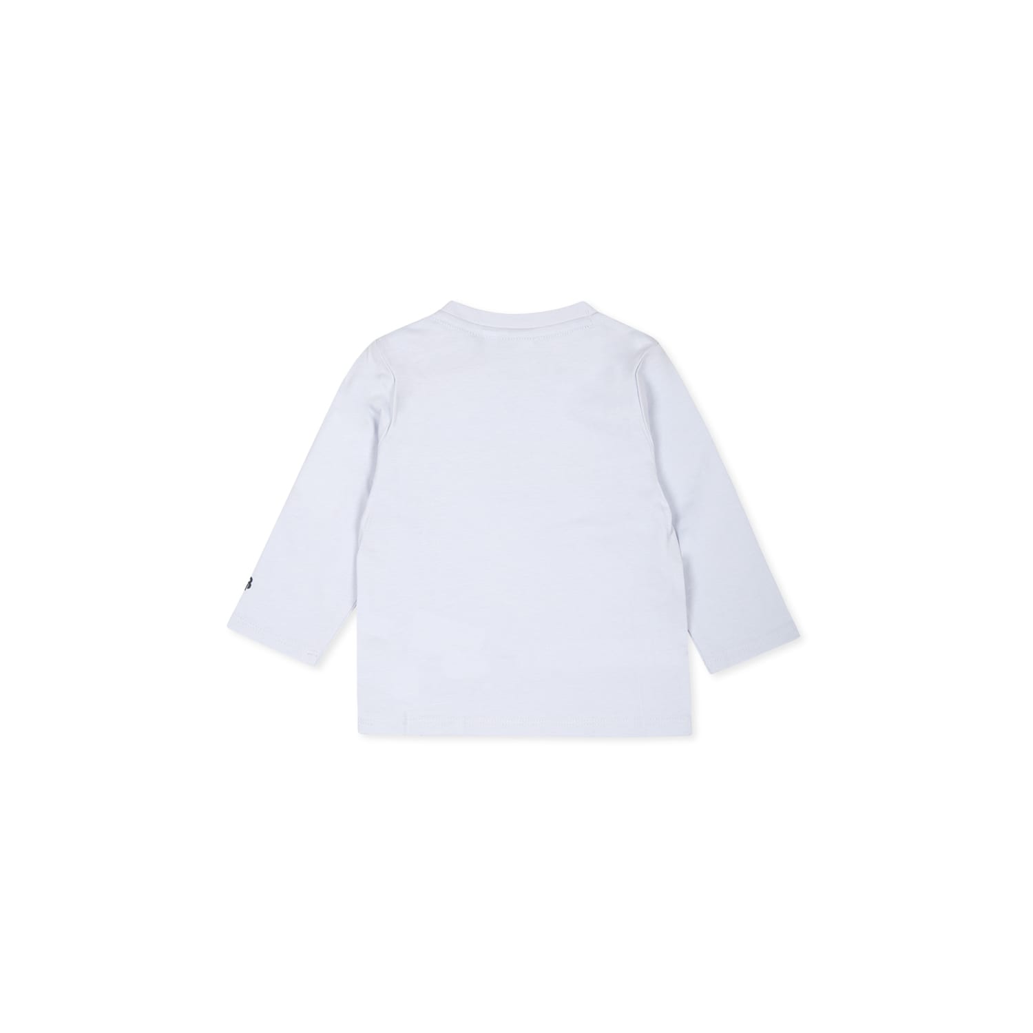 Hugo Boss Light Blue T-shirt For Baby Boy With Logo In Light Blue