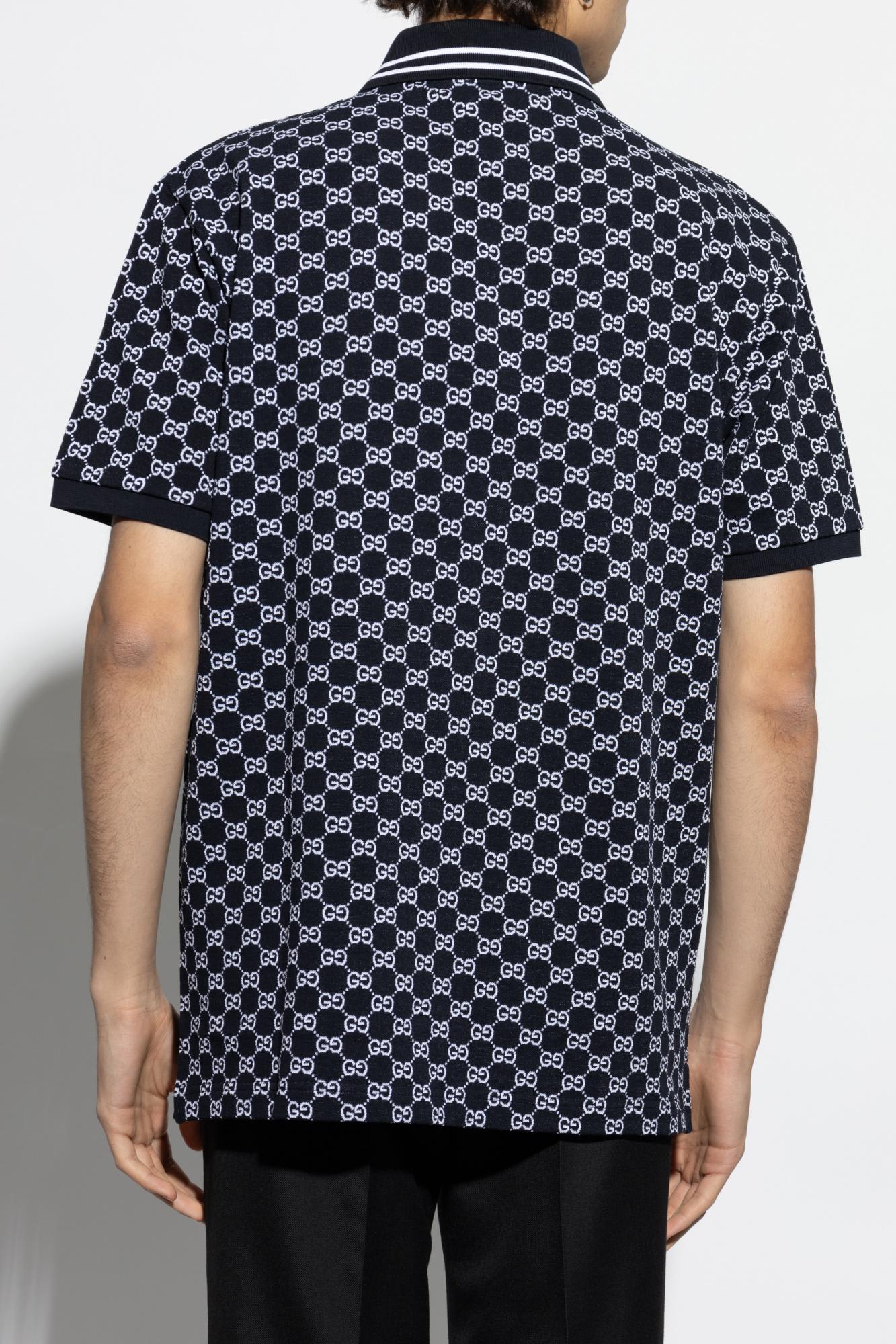 GUCCI GUCCI POLO WITH MONOGRAM