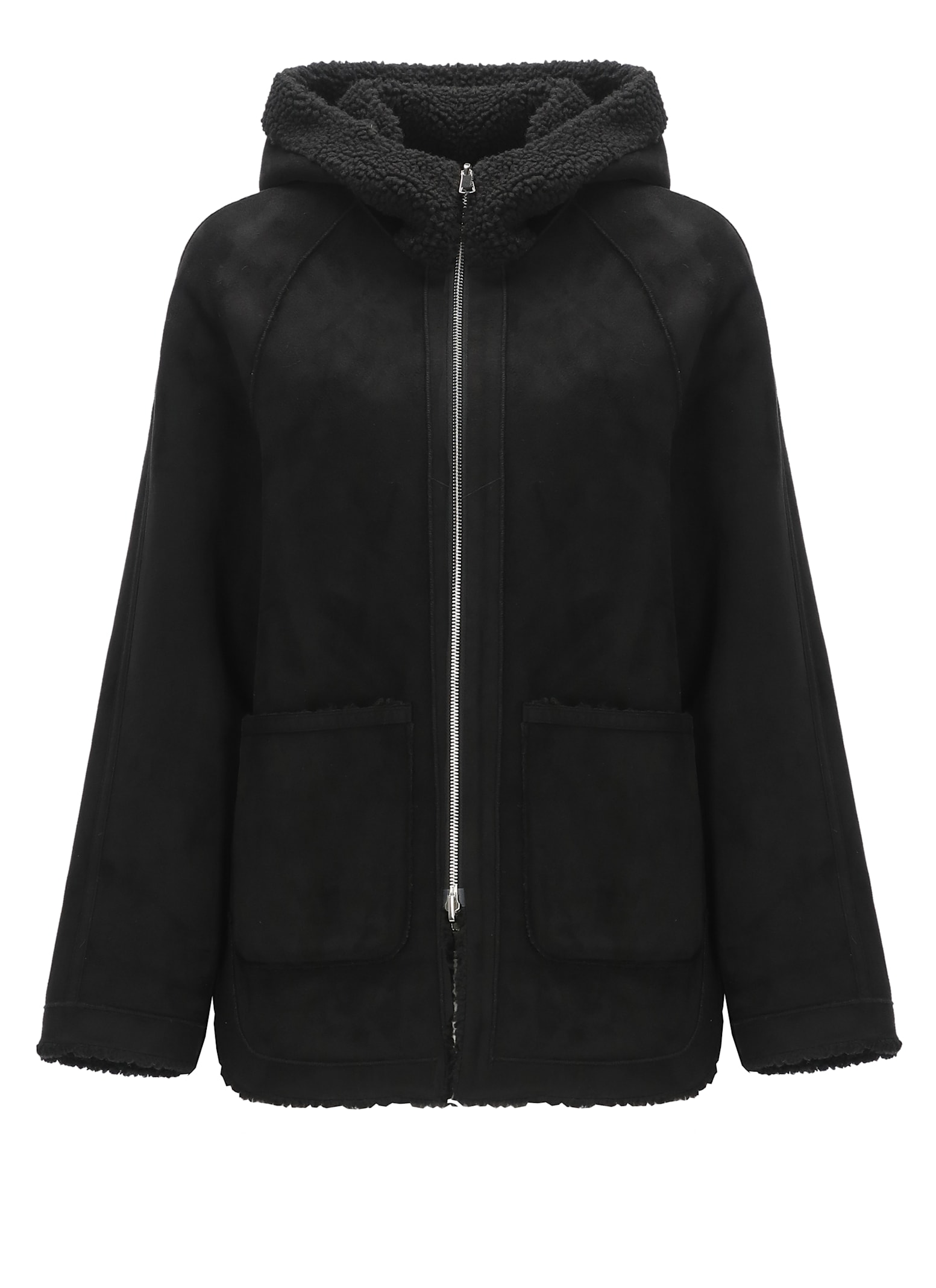 Betta Corradi Reversible Coat In Black