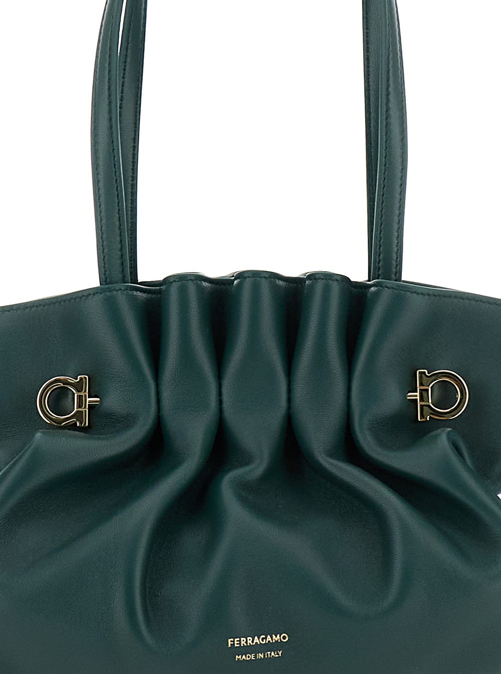 Ferragamo Sh Dump S Shoulder Bag 27,0x11,0x18,0 In Green