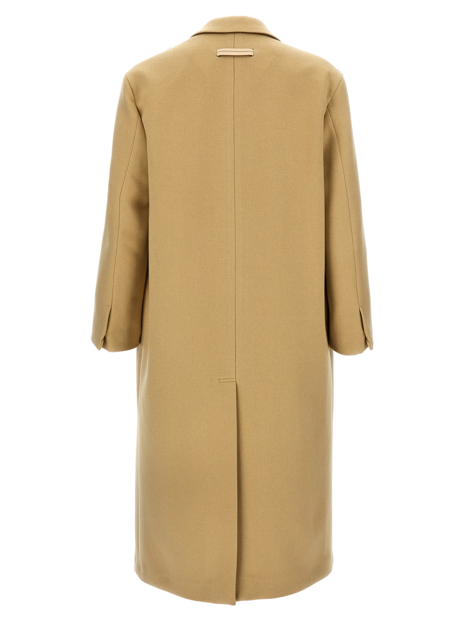 Shop Zegna Trofeo Coat In Beige